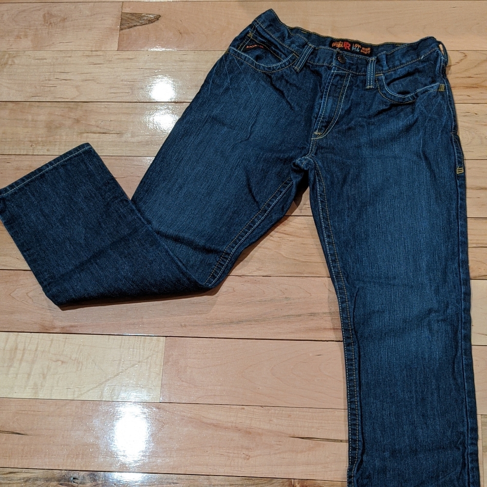 Ariat FR low rise boot cut jeans